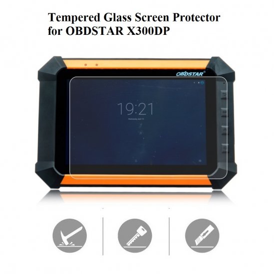 Tempered Glass Screen Protector for OBDSTAR X300DP Programmer